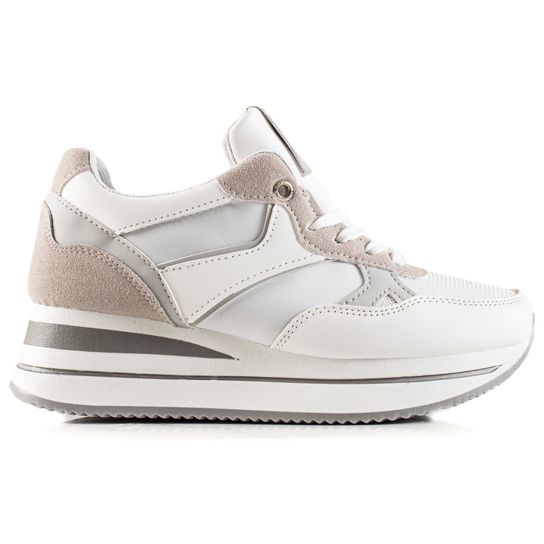 TRENDI Gri se furișează pe platformă alb