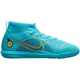 Pantofi de fotbal Nike Mercurial Superfly 8 Academy Ic Jr DJ2860 484 albastru albastru
