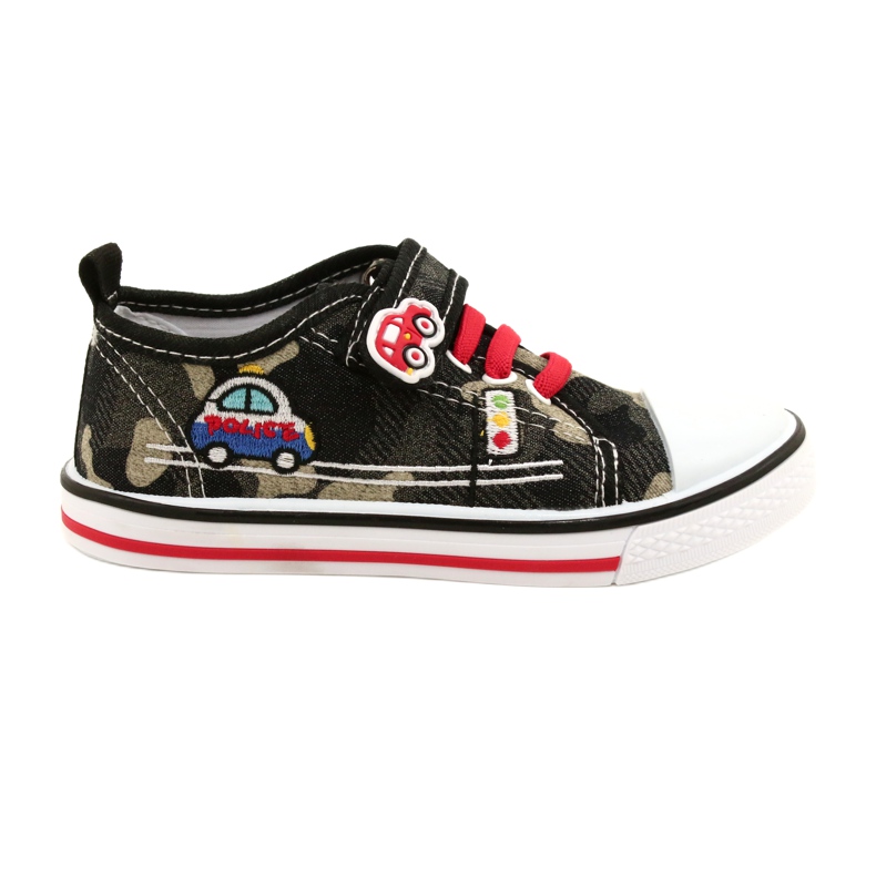 American Club adidasi americani pantofi copii insert piele TEN54 / 22 Moro bej negru