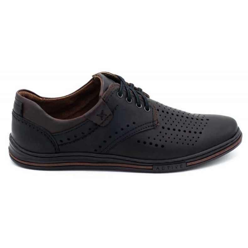 Polbut Pantofi casual bărbați 402 negri negru