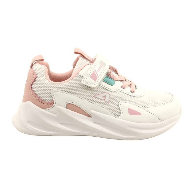 Pantofi sport la modă American Club AA22/22 alb