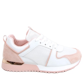 Antrenori Montse Pink alb roz Antrenori Montse Pink alb roz