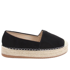 Espadrile dama Pilar Black negru