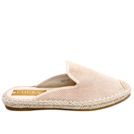 Papuci espadrile dama Carmen Beige bej