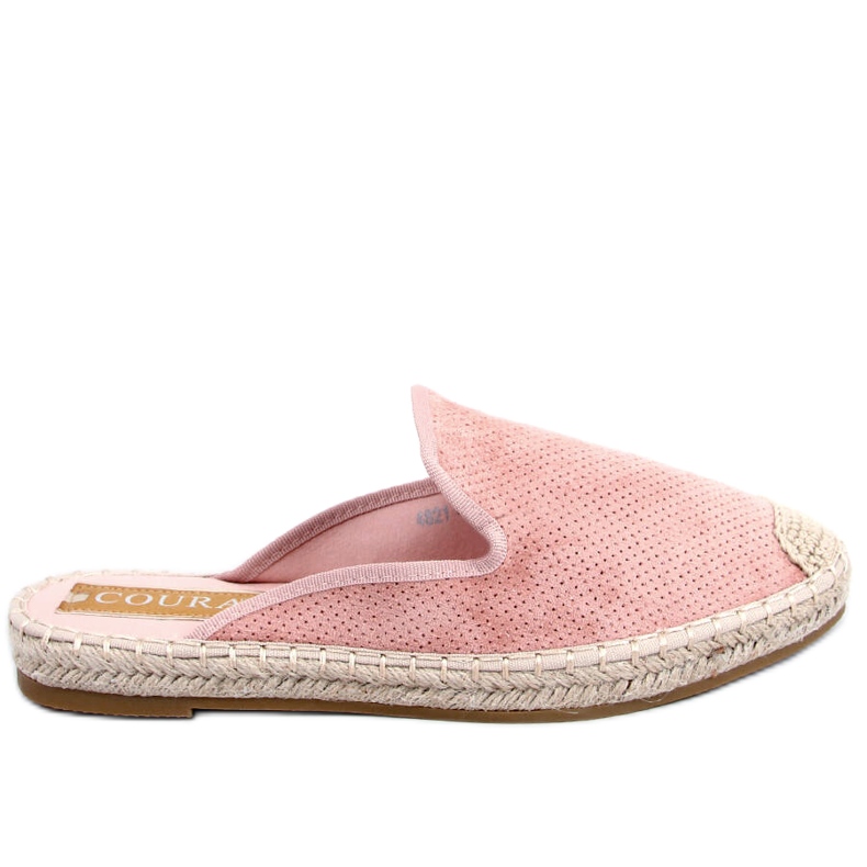 Papuci espadrile dama Carmen Pink roz