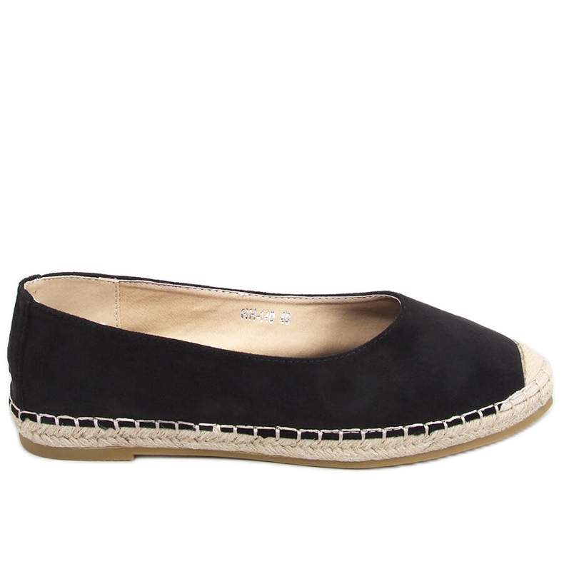Espadrile dama Camino Black negru