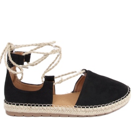 Espadrile dama Arely Black negru