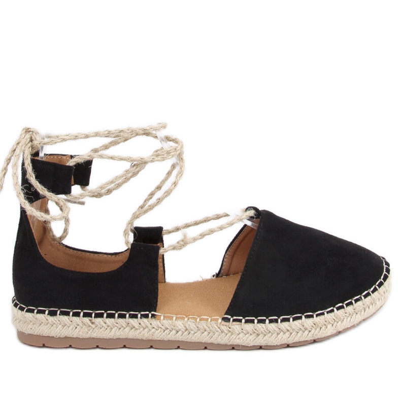 Espadrile dama Arely Black negru