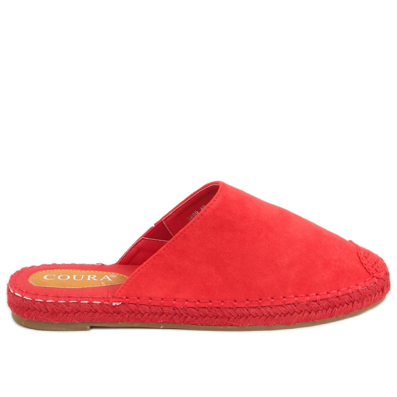 Espadrile colorate Marina Red roșu Espadrile colorate Marina Red roșu