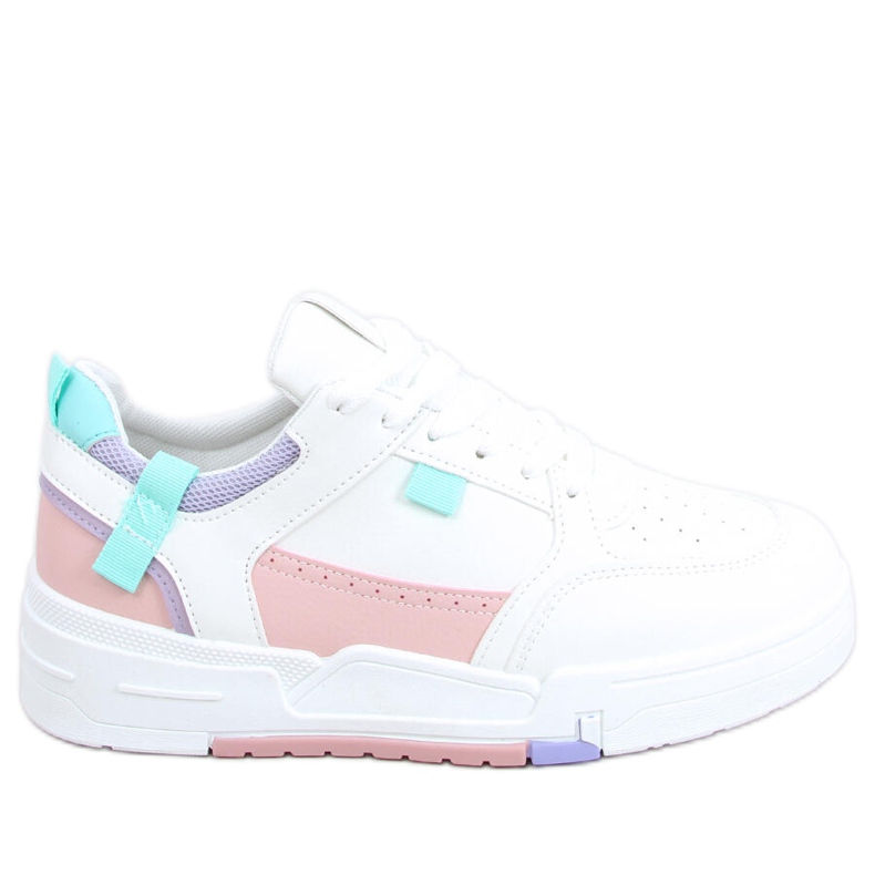 Tenisi Cruz Pink alb multicolor