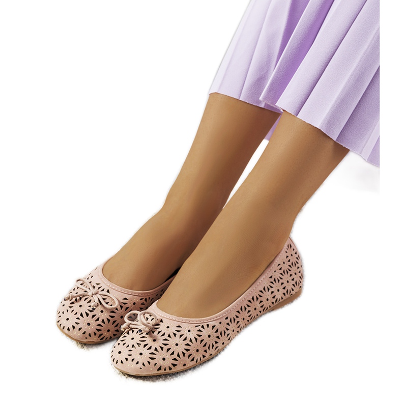 Balerini ajurati Betta roz