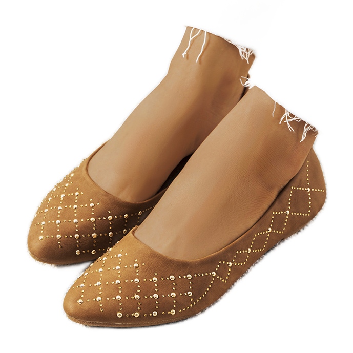 Balerini de damă Kaila camel maro Balerini de damă Kaila camel maro