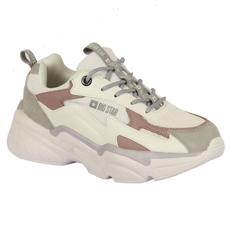 Pantofi sport pe platforma Big Star W HH274255 alb gri