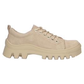 Tenisi din piele intoarsa Filippo DP3522 / 22 BE Bej Tenisi din piele intoarsa Filippo DP3522 / 22 BE Bej