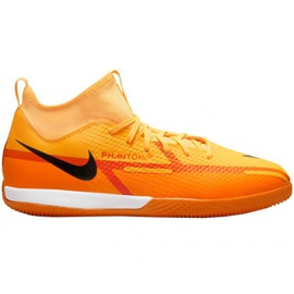 Pantofi de fotbal Nike Phantom GT2 Academy Df Ic Jr DC0815 808 portocale portocale si rosii