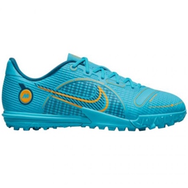 Pantofi de fotbal Nike Mercurial Vapor 14 Academy Tf Jr DJ2863 484 albastru albastru