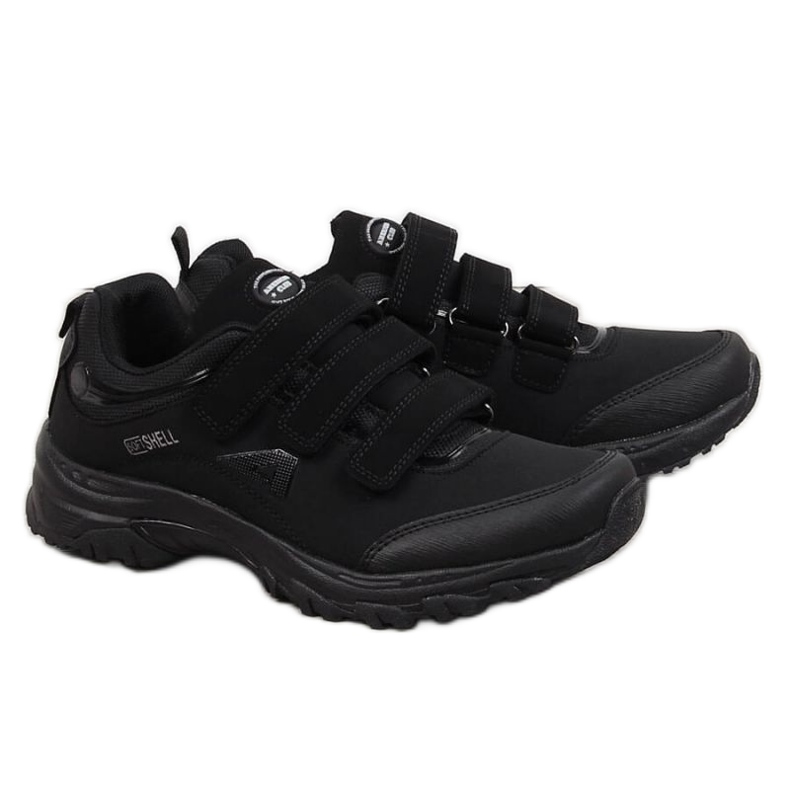 Pantofi de trekking impermeabili American Club W AM721 negri negru