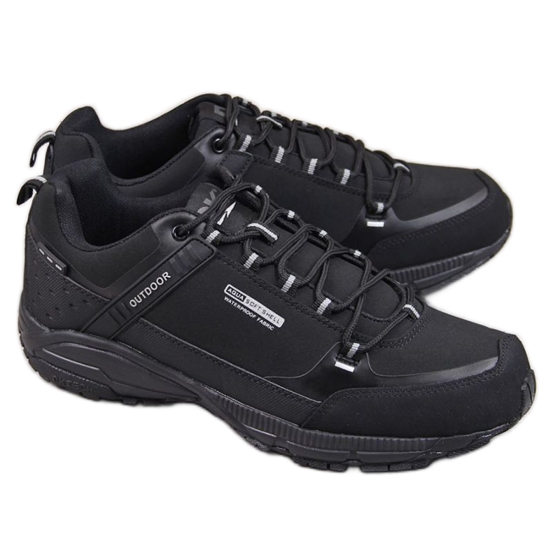 Pantofi de trekking impermeabili negri Dk DK11A negru Pantofi de trekking impermeabili negri Dk DK11A negru