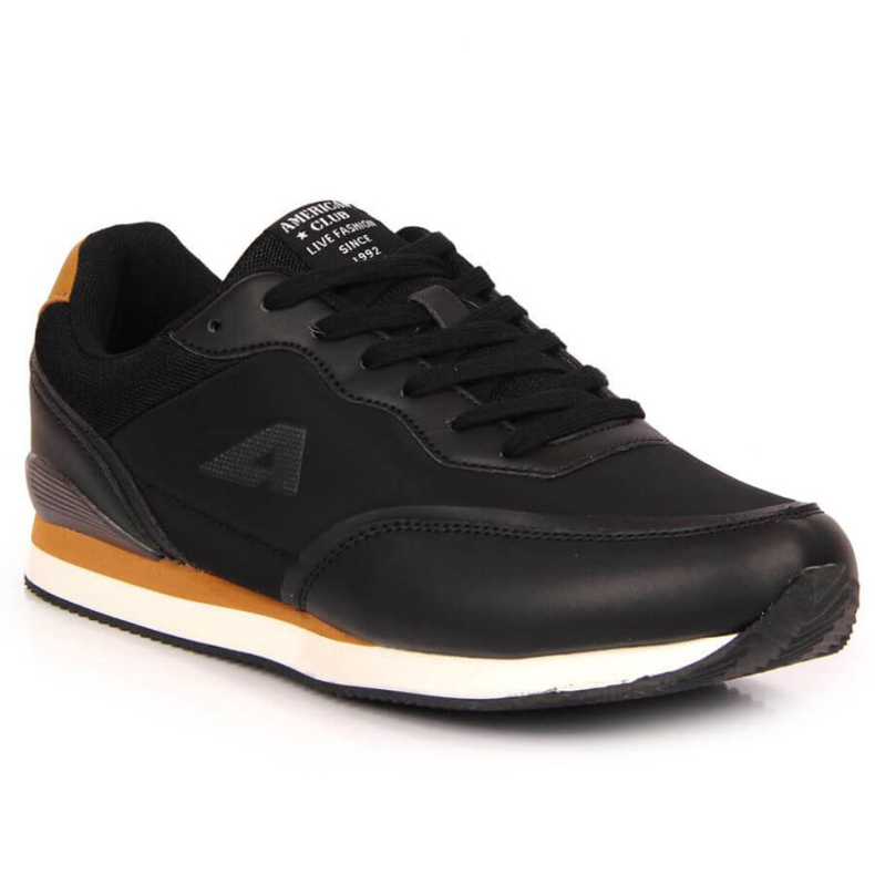 American Club M AM787 pantofi sport negri negru