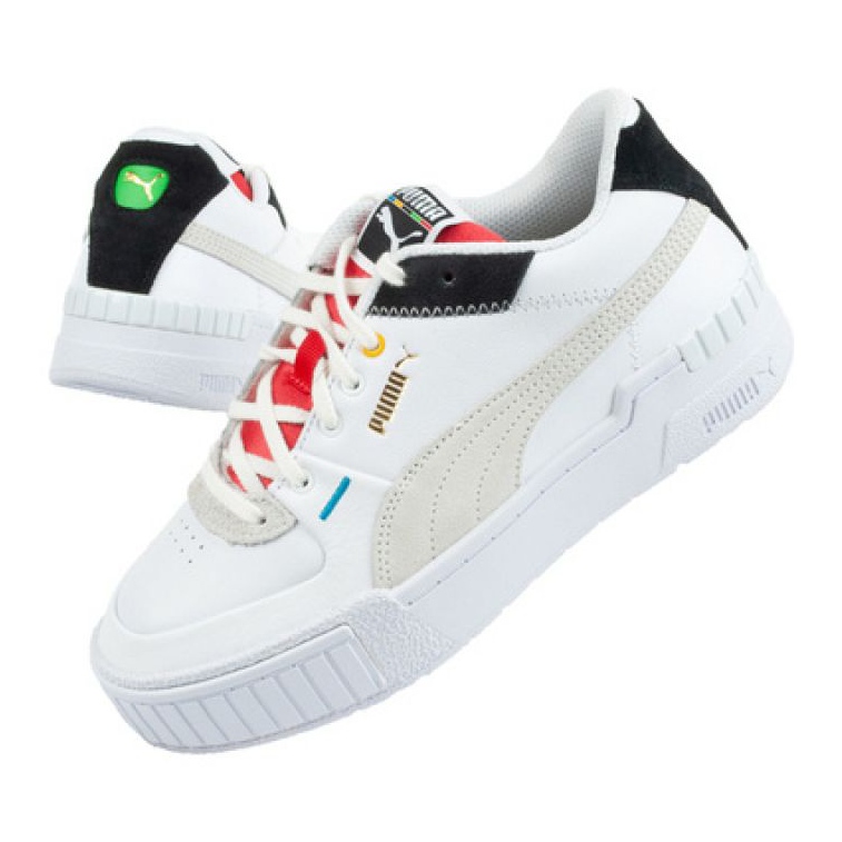 Pantofi Puma Cali Sport W 373908 01 alb multicolor