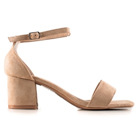 Sandale Pe Tocuri Joase VINCEZA bej