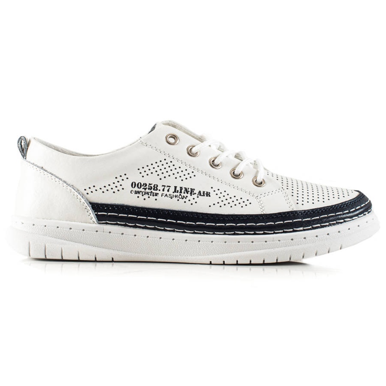 Goodin Tenisi casual din piele alb