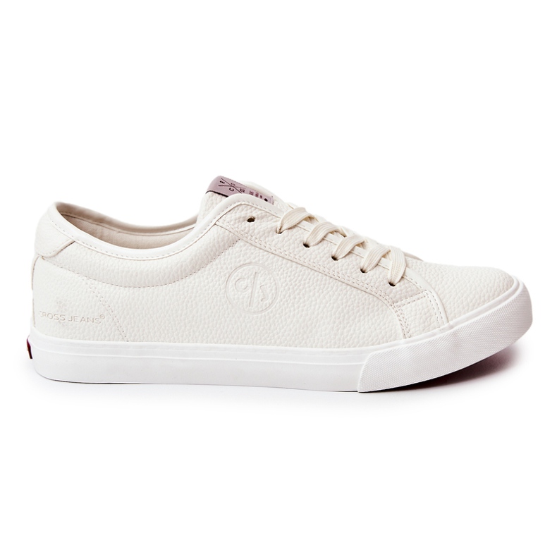 Cross Jeans Pantofi bărbați din piele Jeans încrucișați JJ1R4023C alb Cross Jeans Pantofi bărbați din piele Jeans încrucișați JJ1R4023C alb