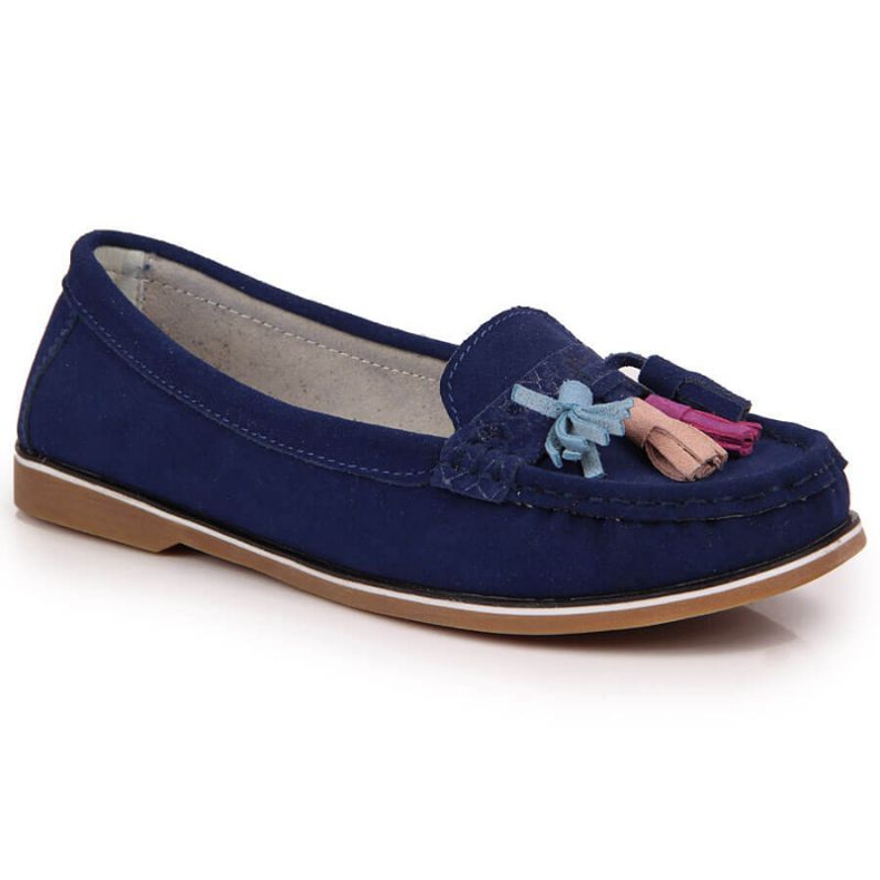 Evento Mocasini cu franjuri Jezzi W JEZ328A bleumarin albastru marin
