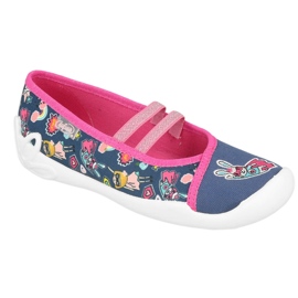 Pantofi copii Befado 116X300 albastru marin roz multicolor Pantofi copii Befado 116X300 albastru marin roz multicolor