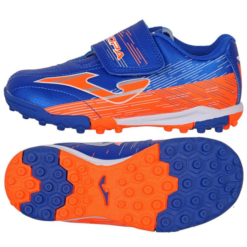 Joma Super Copa Jr 2209 Tf Jr SCJS2204TFV albastru portocale albastru
