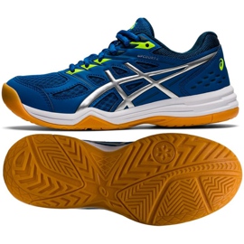 Pantofi de volei Asics Upcourt 4 Gs Jr 1074A027 405 albastru albastru