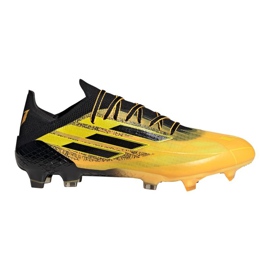 Ghete de fotbal Adidas X Speedflow Messi.1 Fg M GW7417 galben galbeni Ghete de fotbal Adidas X Speedflow Messi.1 Fg M GW7417 galben galbeni