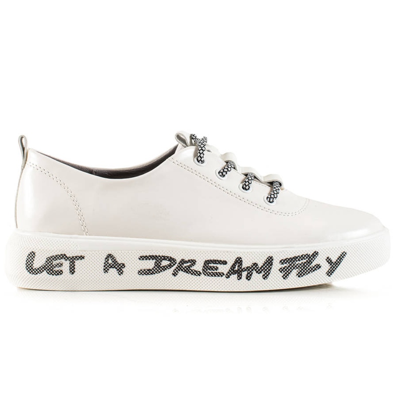 Goodin Adidași Cu Moda Piele Ecologică alb Goodin Adidași Cu Moda Piele Ecologică alb