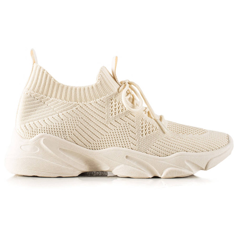 TRENDI Pantofi sport textile bej