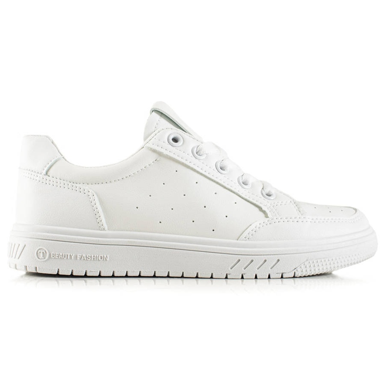 G2G/Good To Great Pantofi Sport Albi Cu Piele Ecologica