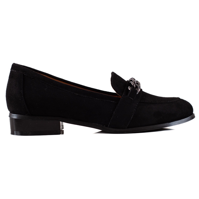 Pantofi eleganti mocasini VINCEZA negru