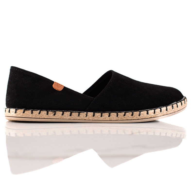 Vinceza Espadrile Vincez negre negru