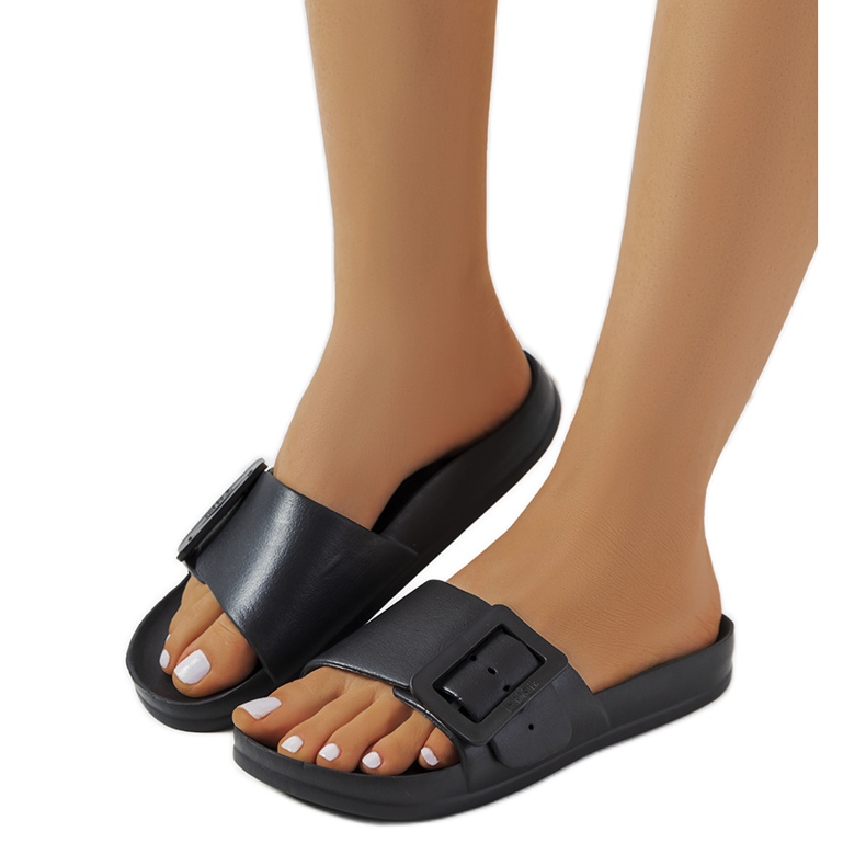 Papuci Black Big Star FF274A389 negru