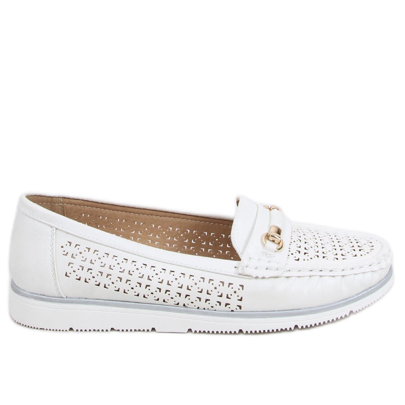 Mocasini de dama Senda White alb Mocasini de dama Senda White alb