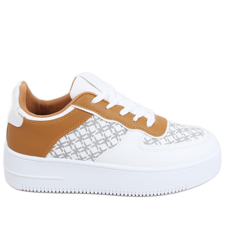 Pantofi sport dama Glovi White alb multicolor