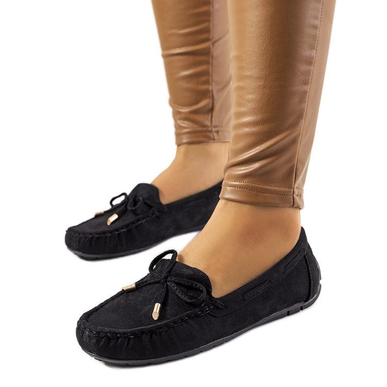 Mocasini Wilma negri negru