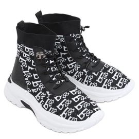 Botine Helti Black sock negru