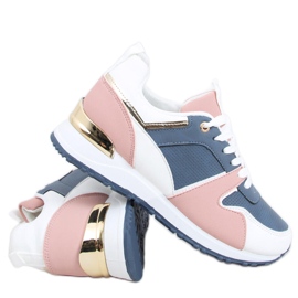 Pantofi sport dama Vevo NAVY / ROZ alb albastru Pantofi sport dama Vevo NAVY / ROZ alb albastru