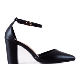 Seastar Pompe Negre Cu Cataramă negru Seastar Pompe Negre Cu Cataramă negru