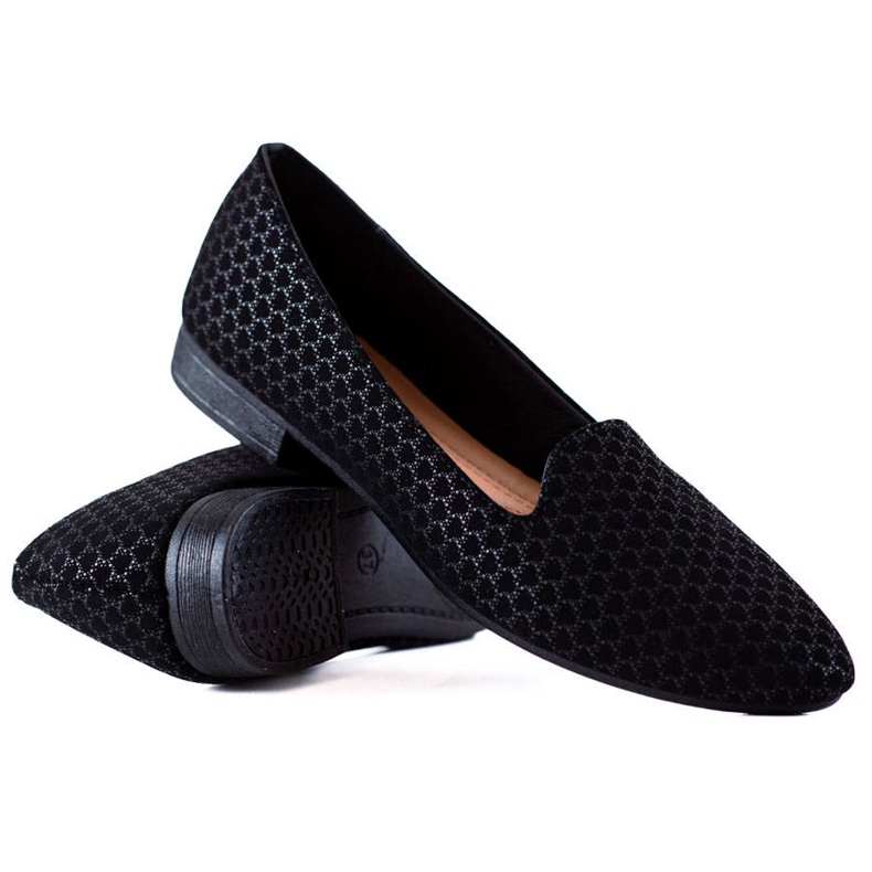 TRENDI Lordi clasici cu model negru