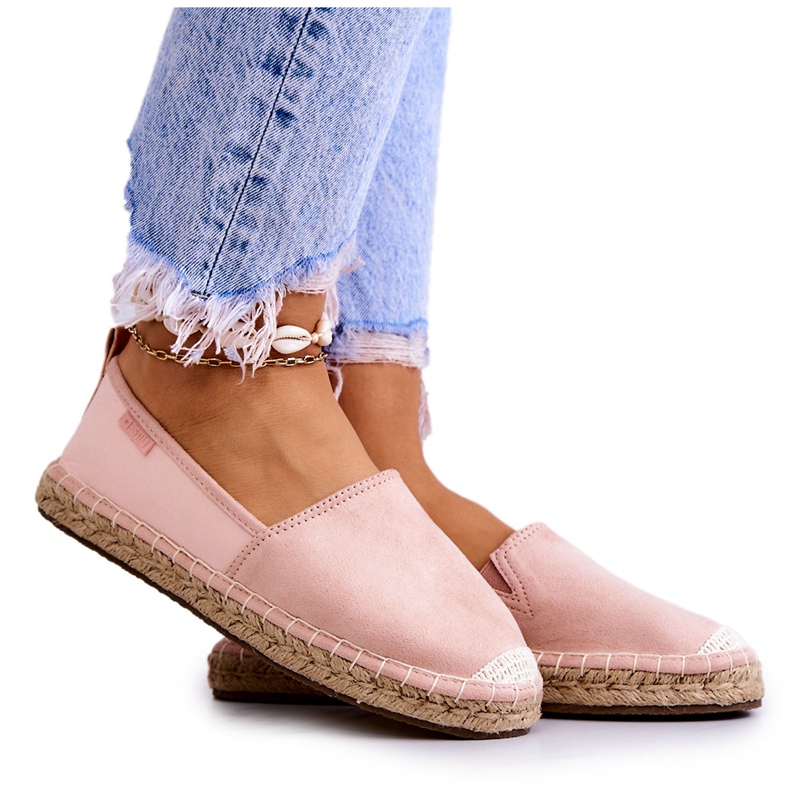 Espadrile clasice de damă Big Star JJ274955 Roz