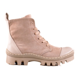 S. BARSKI Trappers de piele intoarsa S.BARSKI bej S. BARSKI Trappers de piele intoarsa S.BARSKI bej
