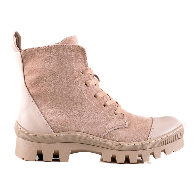 S. BARSKI Trappers de piele intoarsa S.BARSKI bej