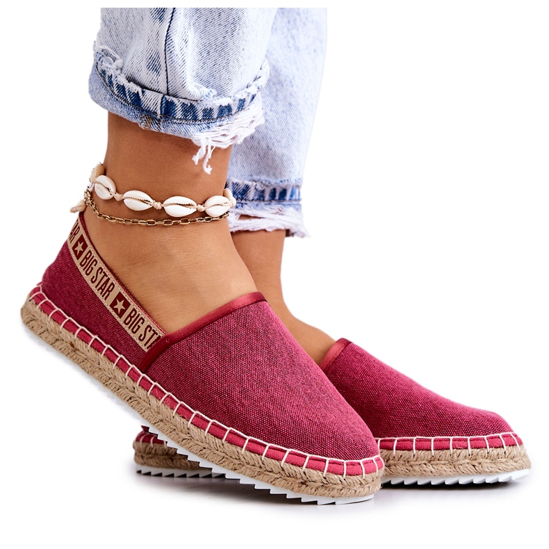 Espadrile cu slip-on Big Star JJ274880 Roz închis
