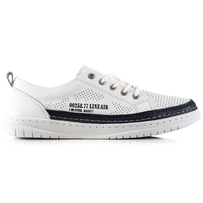 Evento Adidași din piele albă